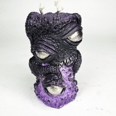 Свеча "Шоггот" черно-фиолетовая