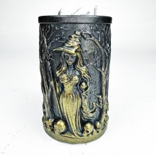 Свеча "Ведьма" черный